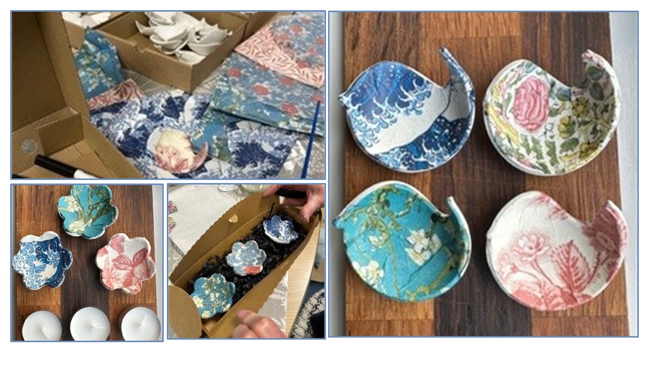Decoupage Clay for Mindfulness